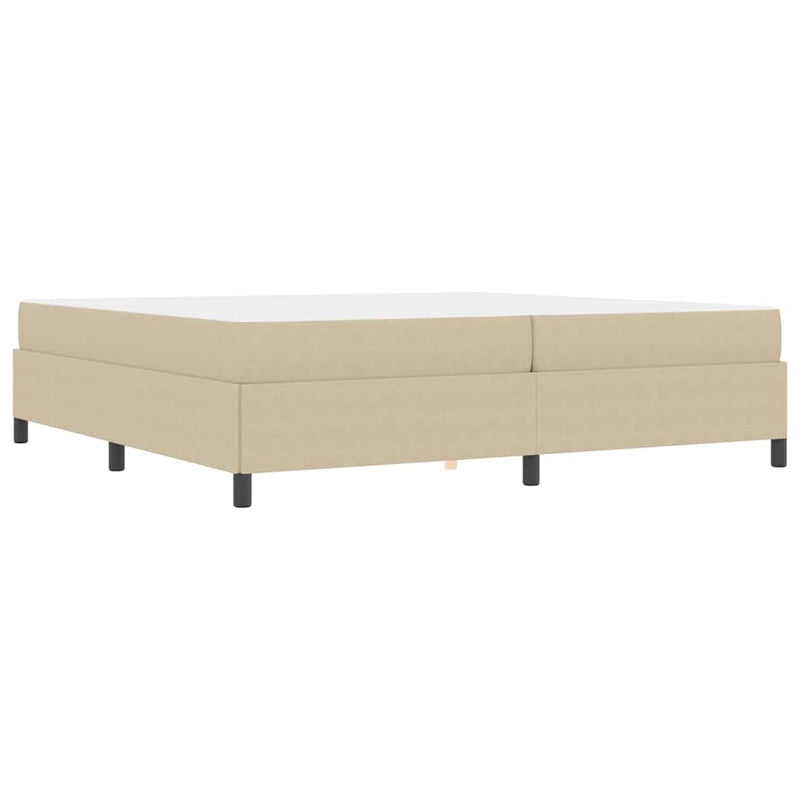 vidaXL Ágykeret Világosszürke 200 x 200 cm Bársony anyag
