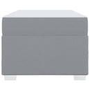 vidaXL Ágykeret Világosszürke 80 x 200 cm szövet