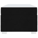 vidaXL Ágykeret matracmal Fekete 90 x 190 cm szövet