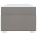 vidaXL Ágykeret matracmal Tópszínű 90 x 190 cm szövet