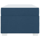 vidaXL Ágykeret Kék 90 x 190 cm szövet