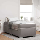 vidaXL Ágykeret Tópszínű 90 x 200 cm szövet