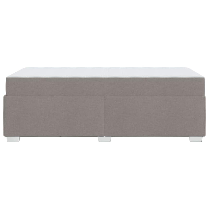 vidaXL Ágykeret Tópszínű 90 x 200 cm szövet