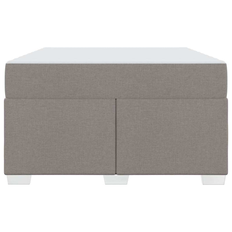 vidaXL Ágykeret Tópszínű 120 x 200 cm szövet