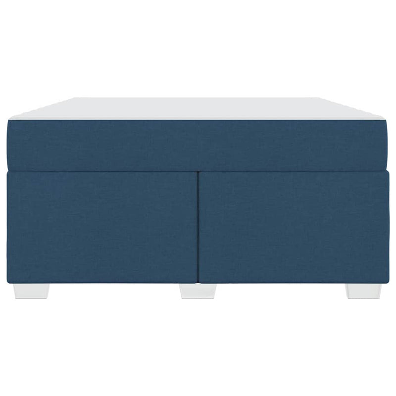 vidaXL Ágykeret Kék 140 x 200 cm szövet