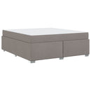 vidaXL Ágykeret Tópszínű 180 x 200 cm szövet