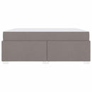 vidaXL Ágykeret Tópszínű 180 x 200 cm szövet