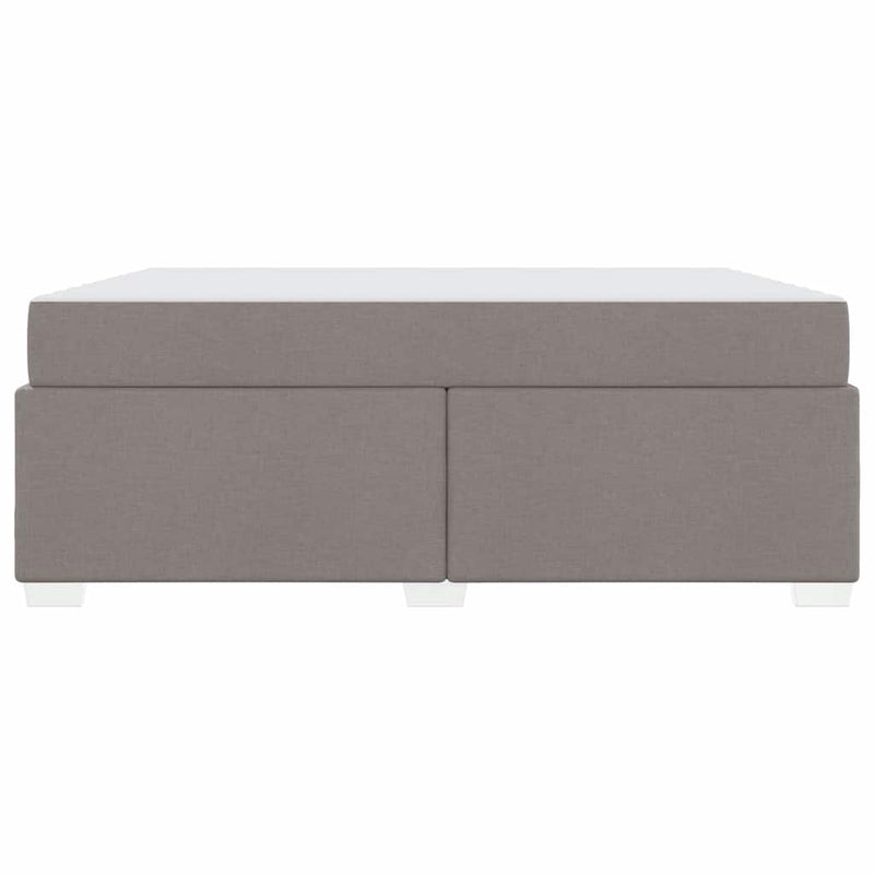 vidaXL Ágykeret Tópszínű 180 x 200 cm szövet