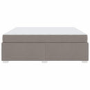 vidaXL Ágykeret Tópszínű 180 x 200 cm szövet