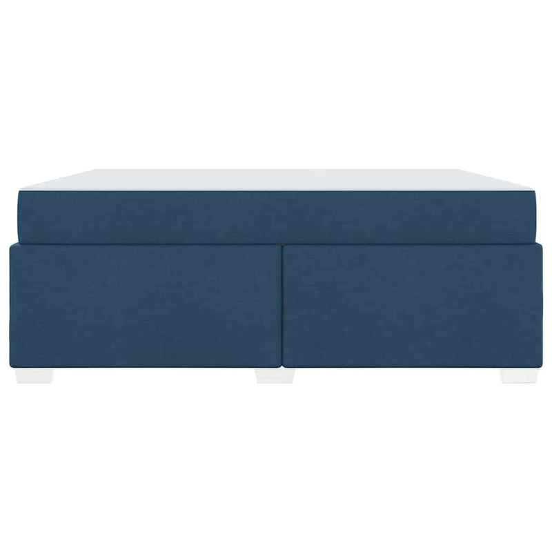 vidaXL Ágykeret Kék 180 x 200 cm szövet