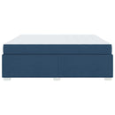 vidaXL Ágykeret Kék 180 x 200 cm szövet