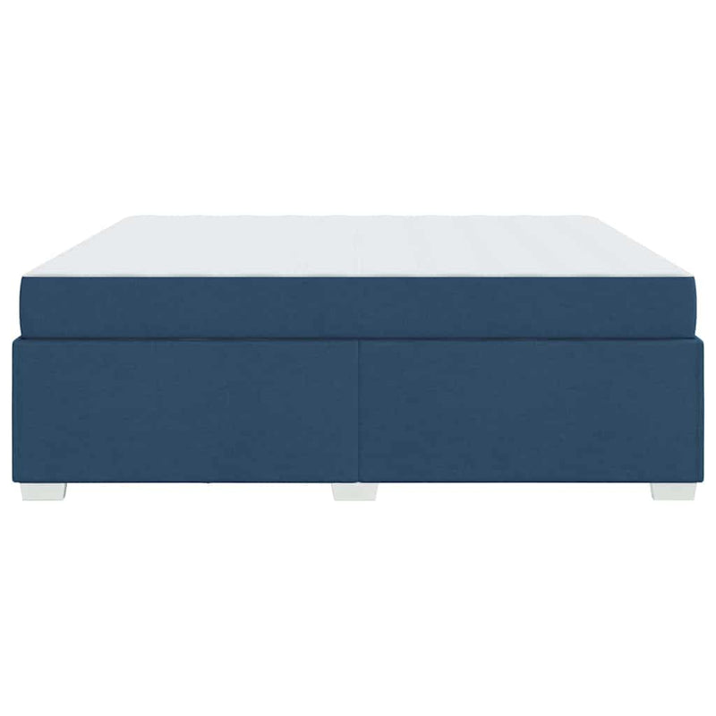 vidaXL Ágykeret Kék 180 x 200 cm szövet