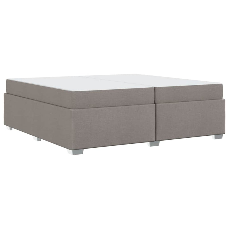 vidaXL Ágykeret Tópszínű 200 x 200 cm szövet