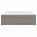 vidaXL Ágykeret Tópszínű 200 x 200 cm szövet