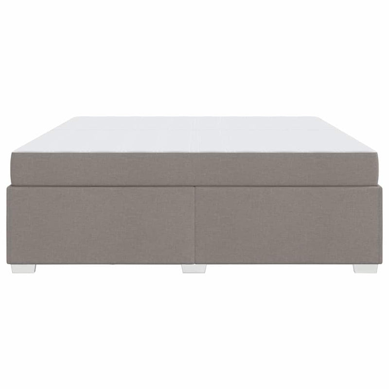 vidaXL Ágykeret Tópszínű 200 x 200 cm szövet