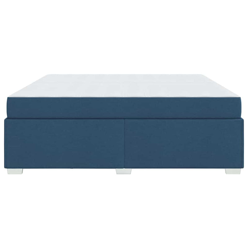 vidaXL Ágykeret Kék 200 x 200 cm szövet