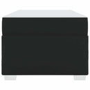 vidaXL Ágykeret matracmal Fekete 80 x 200 cm szövet