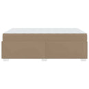 vidaXL Ágykeret matracmal Cappuccino 80 x 200 cm szövet