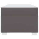 vidaXL Ágykeret matracmal Szürke 90 x 200 cm szövet