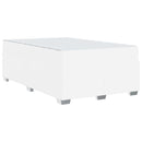 vidaXL Ágykeret matracmal Fehér 120 x 190 cm szövet