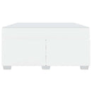 vidaXL Ágykeret Fehér 160 x 200 cm Műbőr