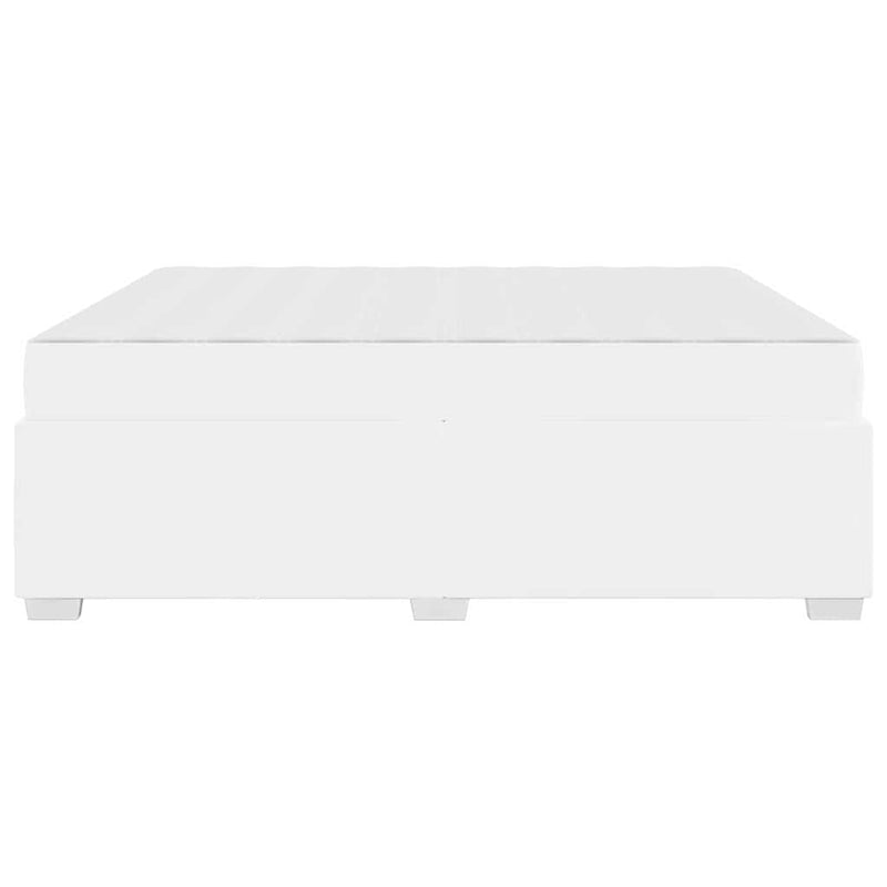 vidaXL Ágykeret Fehér 180 x 200 cm Műbőr