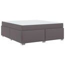 vidaXL Ágykeret matracmal Szürke 180 x 200 cm szövet