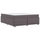 vidaXL Ágykeret matracmal Szürke 180 x 200 cm szövet