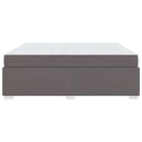 vidaXL Ágykeret matracmal Szürke 180 x 200 cm szövet