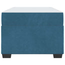 vidaXL Ágykeret matraccal matracmal Kék 80 x 200 cm Bársony