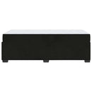 vidaXL Ágykeret matraccal matracmal Fekete 90 x 190 cm Bársony