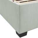 vidaXL Ágykeret matraccal matracmal Világosszürke 120 x 190 cm Bársony