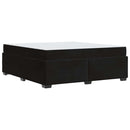 vidaXL Ágykeret matracmal Fekete 180 x 200 cm Bársony