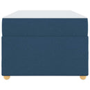 vidaXL Ágykeret matracmal Kék 80 x 200 cm szövet