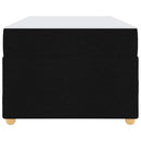 vidaXL Ágykeret matracmal Fekete 90 x 190 cm szövet