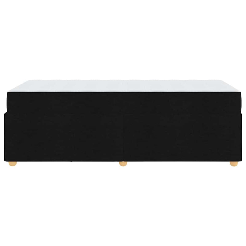 vidaXL Ágykeret matracmal Fekete 100 x 200 cm szövet