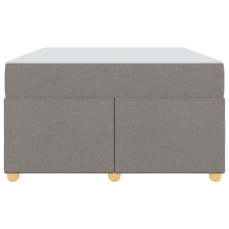 vidaXL Ágykeret matracmal Tópszínű 120 x 190 cm szövet