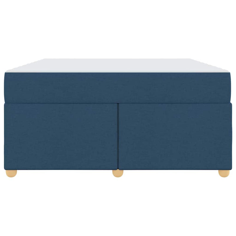 vidaXL Ágykeret matracmal Kék 140 x 200 cm szövet