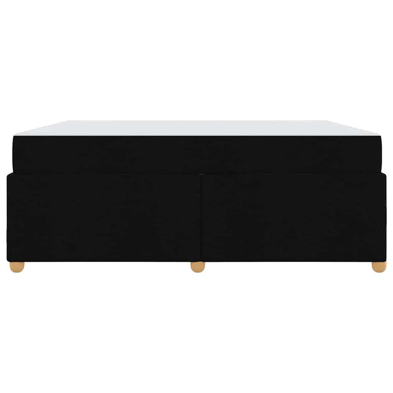 vidaXL Ágykeret matracmal Fekete 180 x 200 cm szövet