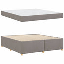 vidaXL Ágykeret matracmal Tópszínű 180 x 200 cm szövet