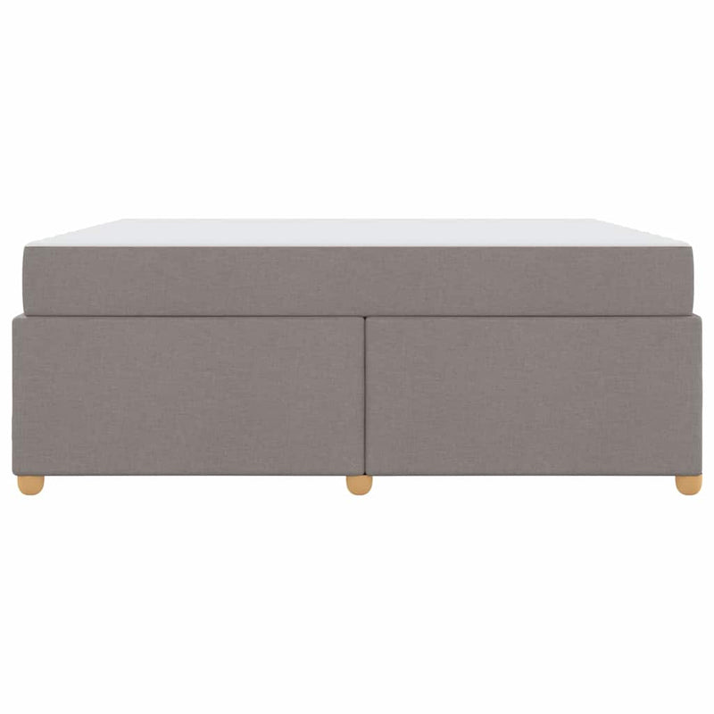 vidaXL Ágykeret matracmal Tópszínű 180 x 200 cm szövet