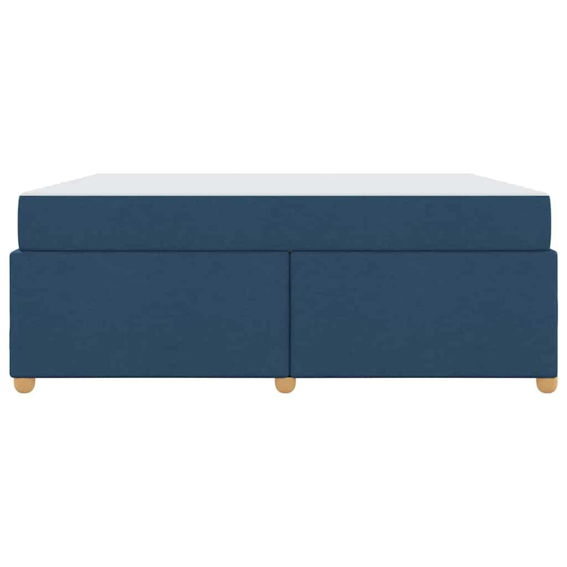 vidaXL Ágykeret matracmal Kék 180 x 200 cm szövet