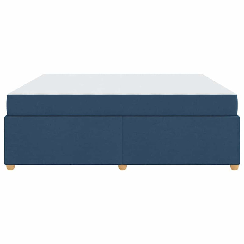 vidaXL Ágykeret matracmal Kék 180 x 200 cm szövet