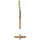 vidaXL Karácsonyfa állvánnyal Barna 120 cm Tömör tíkfa