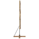 vidaXL Karácsonyfa állvánnyal Barna 180 cm Tömör tíkfa