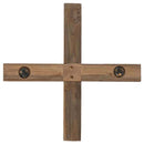 vidaXL Karácsonyfa állvánnyal Barna 90 cm Tömör tíkfa