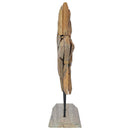 vidaXL Karácsonyi Csillag Barna 43,5 x 13,5 x 59 cm Tömör Teakfa