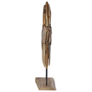 vidaXL Karácsonyi Csillag Barna 59,5 x 18 x 74 cm Tömör Teakfa
