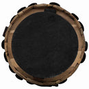 vidaXL Karácsonyfa állvánnyal Barna 150 cm Tömör tíkfa