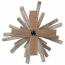 vidaXL Karácsonyfa állvánnyal Barna 90 cm Tömör tíkfa